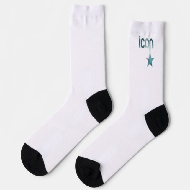 ICON Unisex Socks Trend Abstract Blue Ocean  (Creator Uploaded)