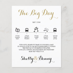 Icon Wedding Itinerary