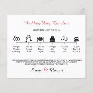 Icon Wedding Timeline Program