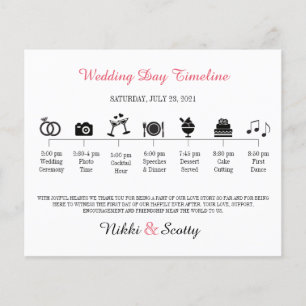 Icon Wedding Timeline Program