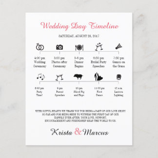Icon Wedding Timeline Program
