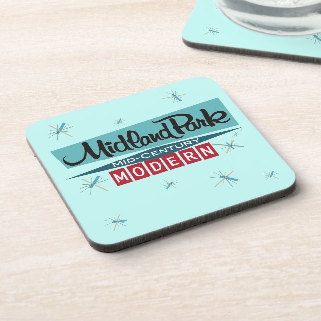 Iconic 60s Mid Century Modern Coaster (Left Side)