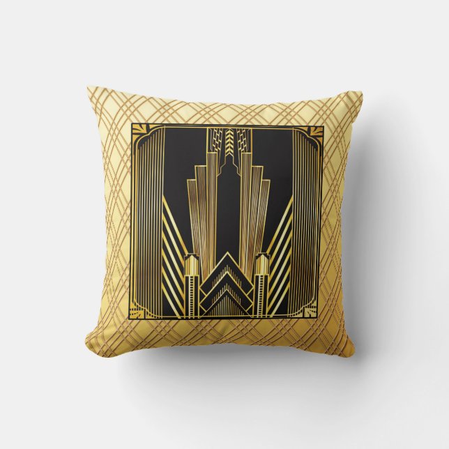 Iconic Art Deco Cushion (Front)
