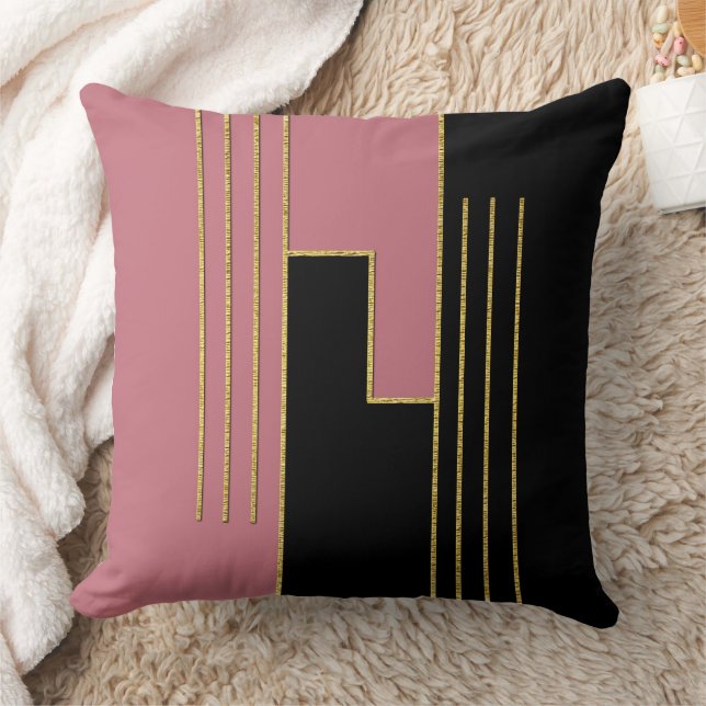 Iconic Art Deco Design Cushion (Blanket)