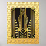 Iconic Art Deco Poster<br><div class="desc">If you choose to download, Your local Walgreen store makes board posters of your download into different sizes and in various textures at a very good price. Sometimes with a discount. A tip from my US friend. For UK see "Digital Printing" online. I have created a poster very similar to...</div>