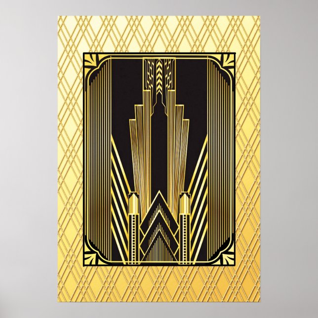 Iconic Art Deco Poster (Front)