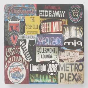 Iconic Atlanta Coaser,Iconic Atlanta Gifts,Atlanta Stone Coaster