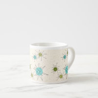 Iconic Atomic Starbursts Espresso Mug