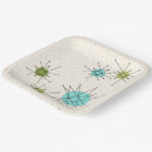 Iconic Atomic Starbursts Paper Plates