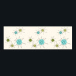 Iconic Atomic Starbursts Poster<br><div class="desc">This Iconic Atomic Starbursts Poster pattern features iconic atomic starbursts. That’s right! The old school, cream coloured background with gold speckles is the perfect backdrop for the vibrant turquoise, soothing celery, and kitschy pear green coloured circles. The spots of colour are sporadically placed in various sizes with overlaying black V...</div>