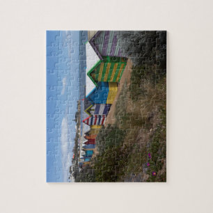 Iconic bathing boxes jigsaw puzzle