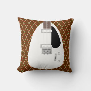 Iconic British Teardrop Electric guitar Cushion