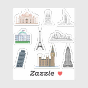 Iconic Building Stickers