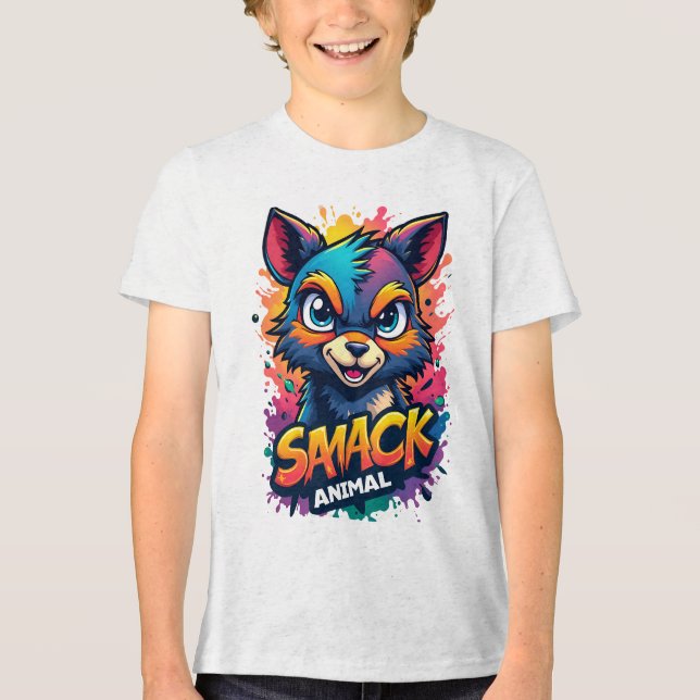 iconic characters Tri-Blend shirt (Front)