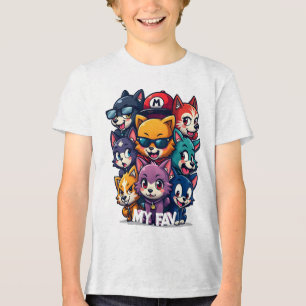 iconic characters Tri-Blend shirt