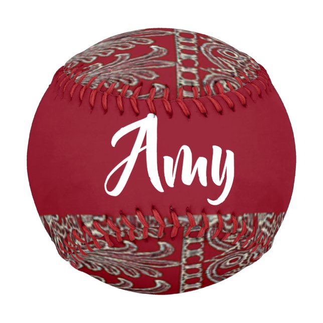 Iconic decorative wall print baseball (Front)