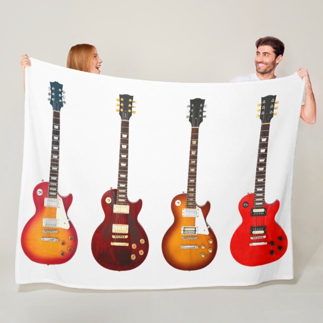 ICONIC ELECTRIC GUITARS  FLEECE BLANKET (In Situ)