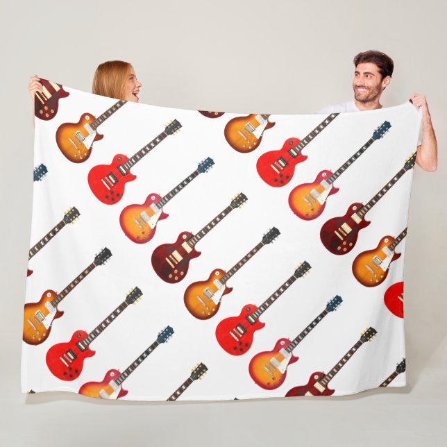 ICONIC ELECTRIC GUITARS  FLEECE BLANKET (In Situ)