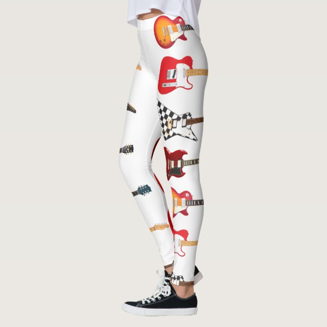ICONIC ELECTRIC GUITARS LEGGINGS (Left)