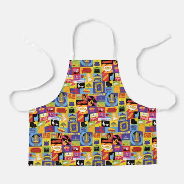 Iconic FRIENDS™ Pattern Apron (Front)