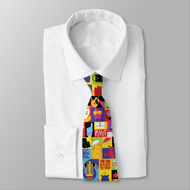 Iconic FRIENDS™ Pattern Tie (Tied)