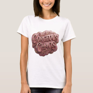 Iconic Gold GORGEOUS CHAOS Statement Tee
