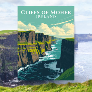 Iconic Irish Landmark Cliffs of Moher Ireland Postcard