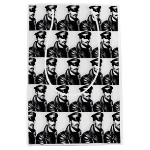 Iconic LGBTQ Gay Leather Daddy Medium Gift Bag
