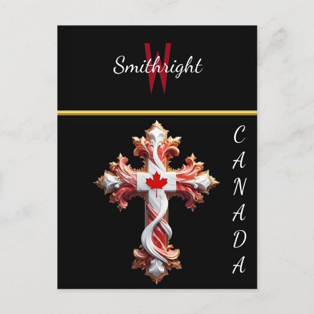 Iconic Maple Elegance Postcard (Front)