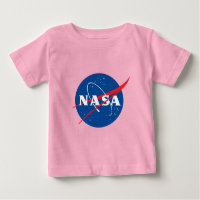 Iconic NASA Baby Celestial Pink T-Shirt