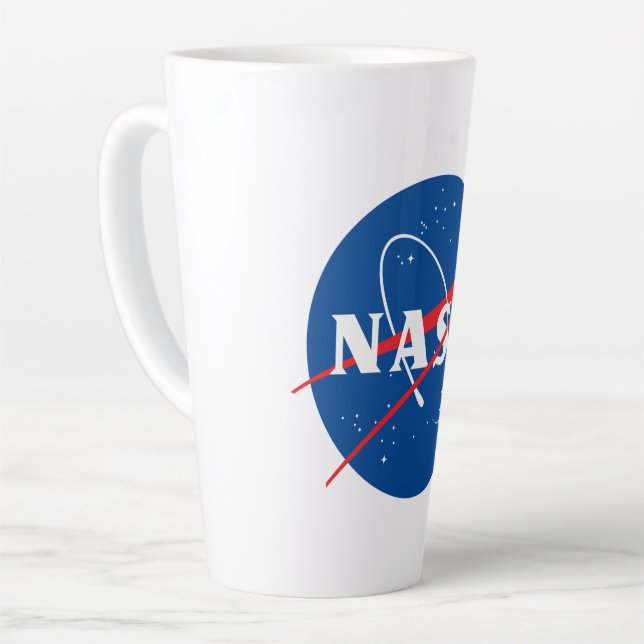Iconic NASA Ceramic Latte Mug (17 oz.) (Left Angle)