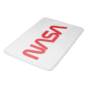 Iconic NASA Circa Bath Mat (Rocket White)