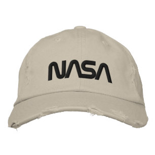 Iconic NASA Circa Jupiter Beige Distressed Embroidered Hat
