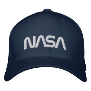 Iconic NASA Circa Night Sky Blue Wool Embroidered Hat