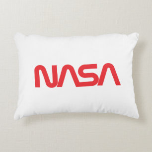 Iconic NASA Circa Rocket White Grade A Cotton Decorative Cushion