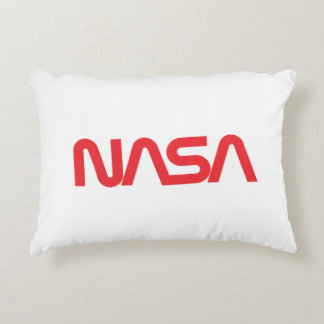 Iconic NASA Circa Rocket White Grade A Cotton Decorative Cushion