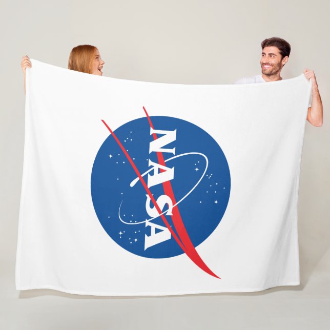 Iconic NASA Fleece Blanket (Student Value Edit) (In Situ)