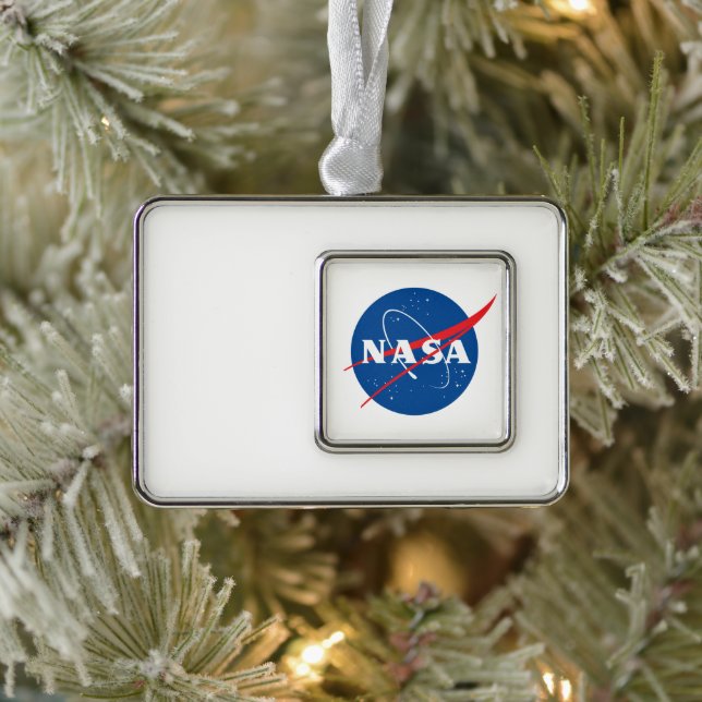 Iconic NASA Framed Holiday Ornament (Square) (Tree)