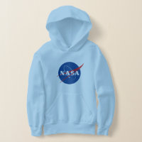 Iconic NASA Girls’ Uranus Blue Hoodie (XS–XL)