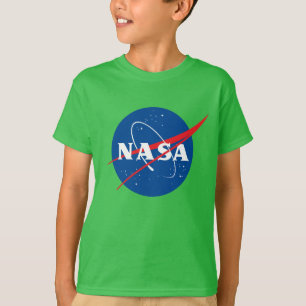 Iconic NASA Kids’ Vernal Green T-Shirt (XS–XL)
