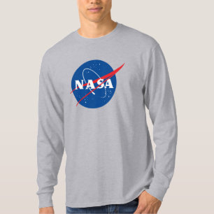 Iconic NASA Long Sleeve T-Shirt (Moon Grey)