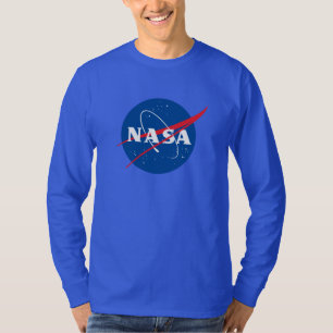 Iconic NASA Long Sleeve T-Shirt (Neptune Blue)