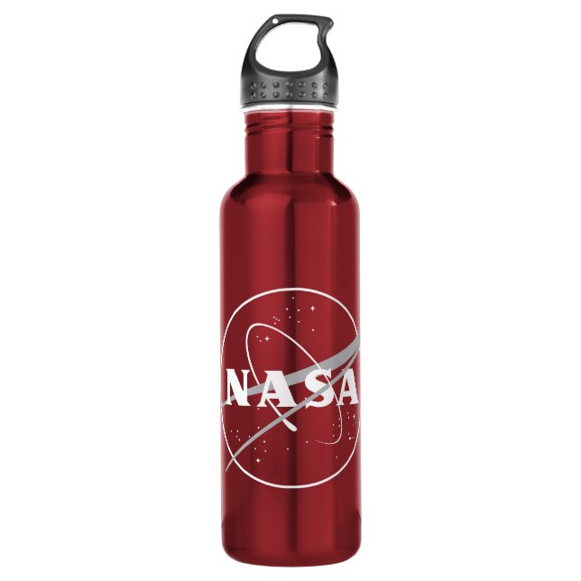 Iconic NASA One-Colour Mars Red 24 oz 710 Ml Water Bottle (Front)