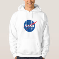Iconic NASA Rocket White Hoodie (S – 3XL)