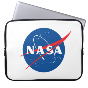 Iconic NASA Rocket White Laptop Sleeve