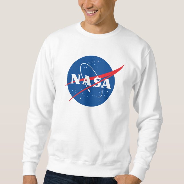 Iconic NASA Sweatshirt (Rocket White) (Front)