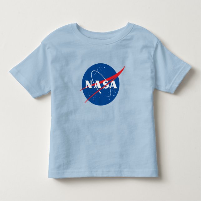 Iconic NASA Toddler T-Shirt (Uranus Blue) (Front)