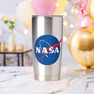 Iconic NASA Tumbler Water Bottle (Mercury Grey)