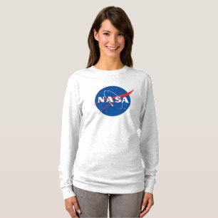 Iconic NASA Women’s L/S T-Shirt (Mercury Grey)