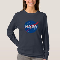 Iconic NASA Women’s L/S T-Shirt (Night Sky Blue)